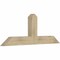 Ekena Millwork Portland Rough Sawn Timber Gable Bracket, Douglas Fir, 60"W x 22"H x 4"D x 6"F, 9/12 Pitch GBW060X22X0406POR00RDF - alternate 2
